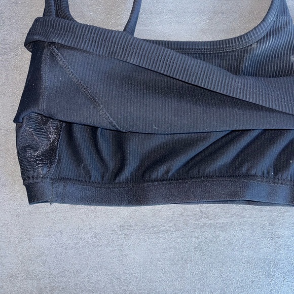 Black Ribbed Tank Top - Picture 3 of 3